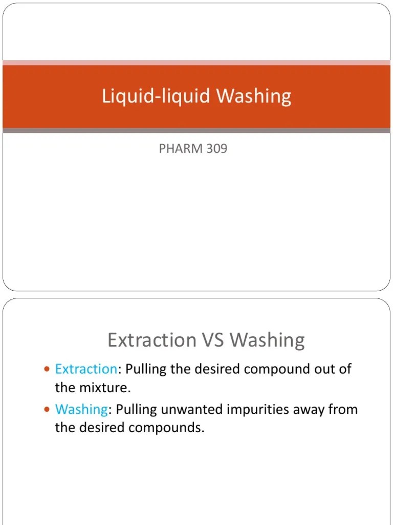 Drying Agent Solubility Solution