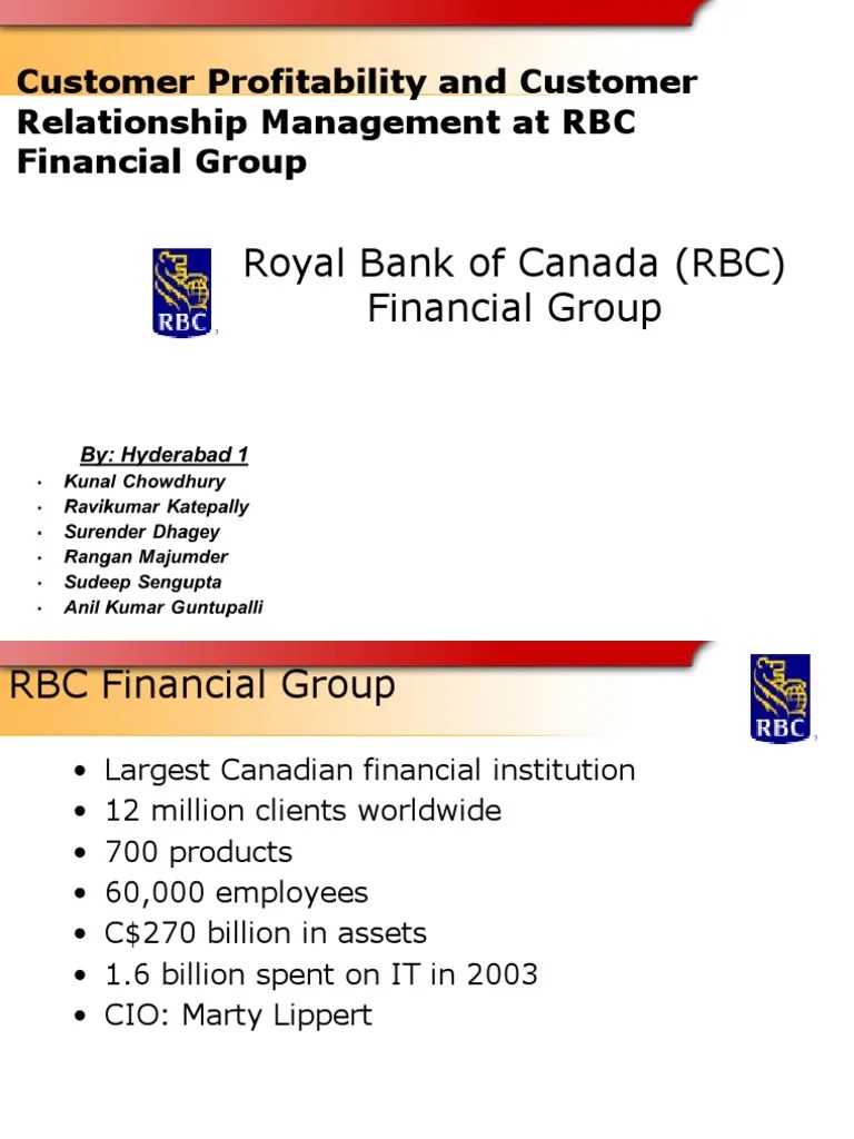 RBC Case Study Customer Relationship Management Capital Market