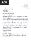Sample Complaint Letter for Bad Service