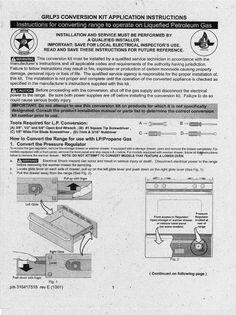 GRLP3 LP Conversion Kit Instructions PDF Brand Teaching Mathematics
