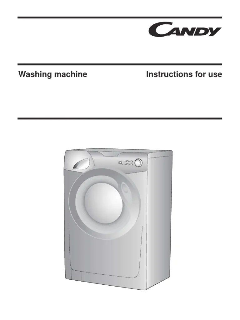 Candy Ac Power Plugs And Sockets Washing Machine