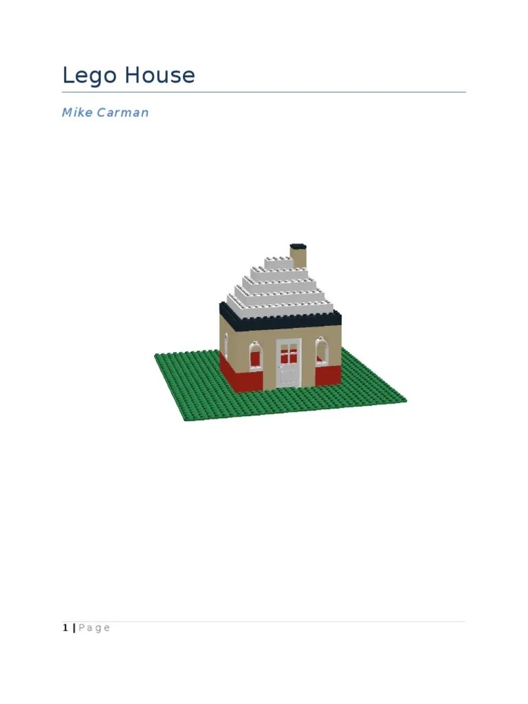Lego House Instructions Chimney Lego