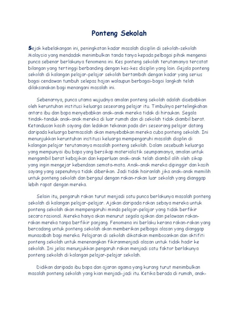 Karangan Langkah Mengatasi Gejala Buli Di Sekolah Punca dan langkah
