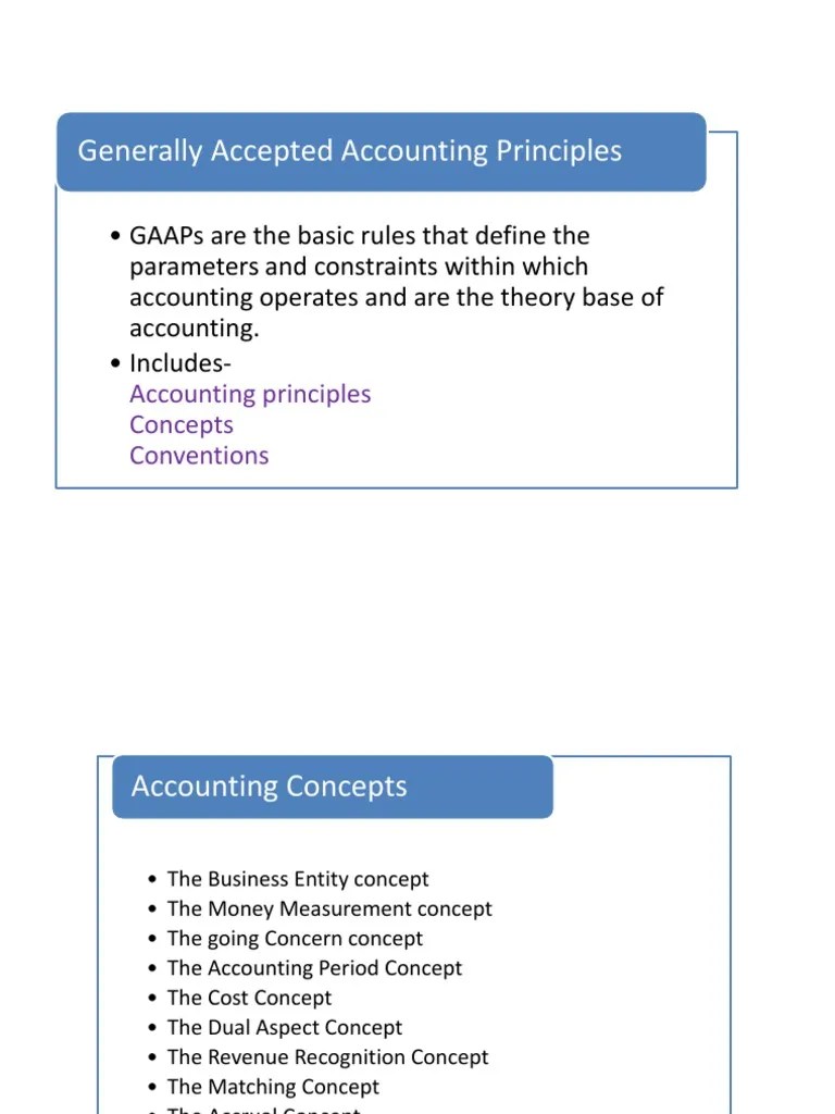 Generally Accepted Accounting Principles PDF