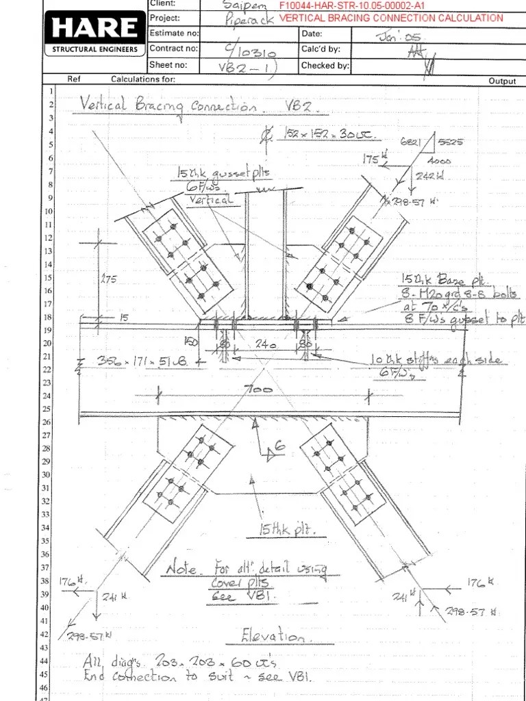 Bracing Connection Design Procedures PDF