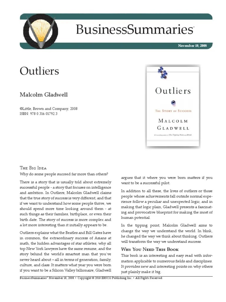 Book Summaries Outliers Books (141 views)