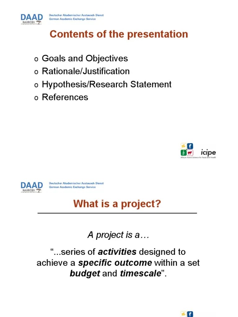 Proposal Objectives and Justification PDF Hypothesis Goal