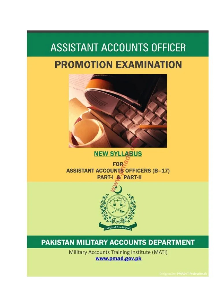 AAO Promotion Exam NewSyllabus It PDF Audit Accounting