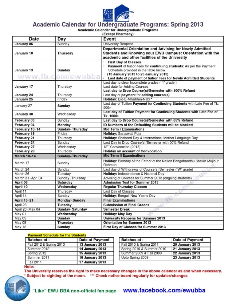 Ewu Academic Calendar Fall 2021 2021 Calendar