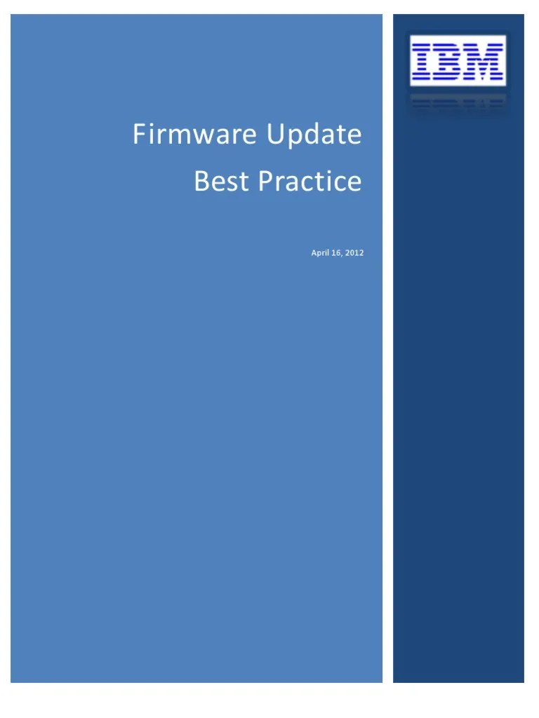 Firmware Update Best Practices for Immv2 Systems Booting Computer