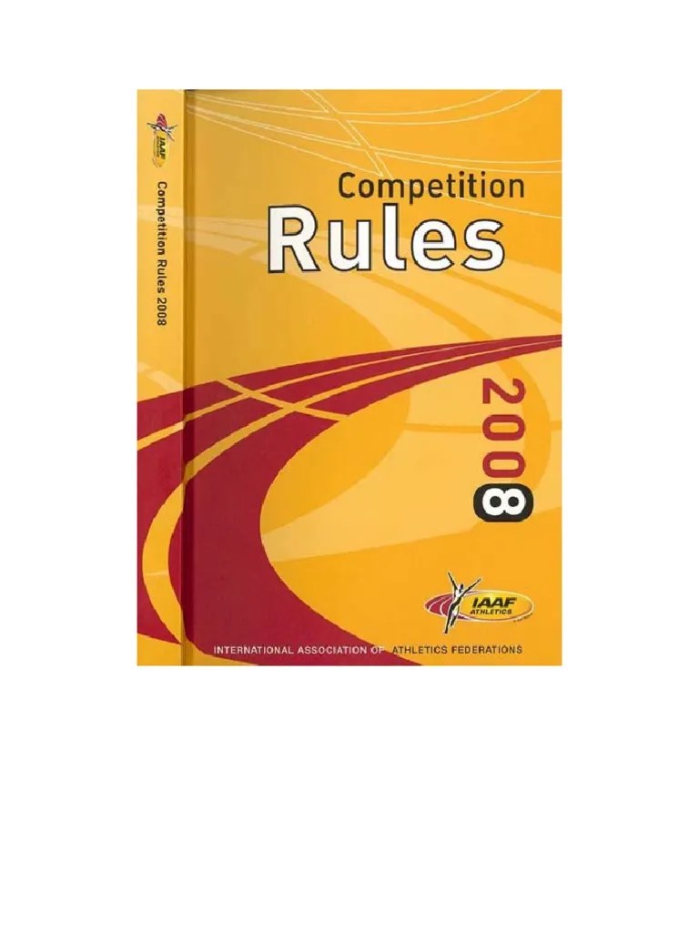 IAAF Track & Field Rules PDF Track And Field Doping In Sport