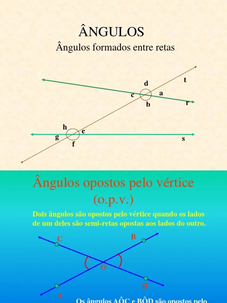 17+ Ã¢Ngulos Formados Por Retas Paralelas Cortadas Por Uma Transversal Image Matica