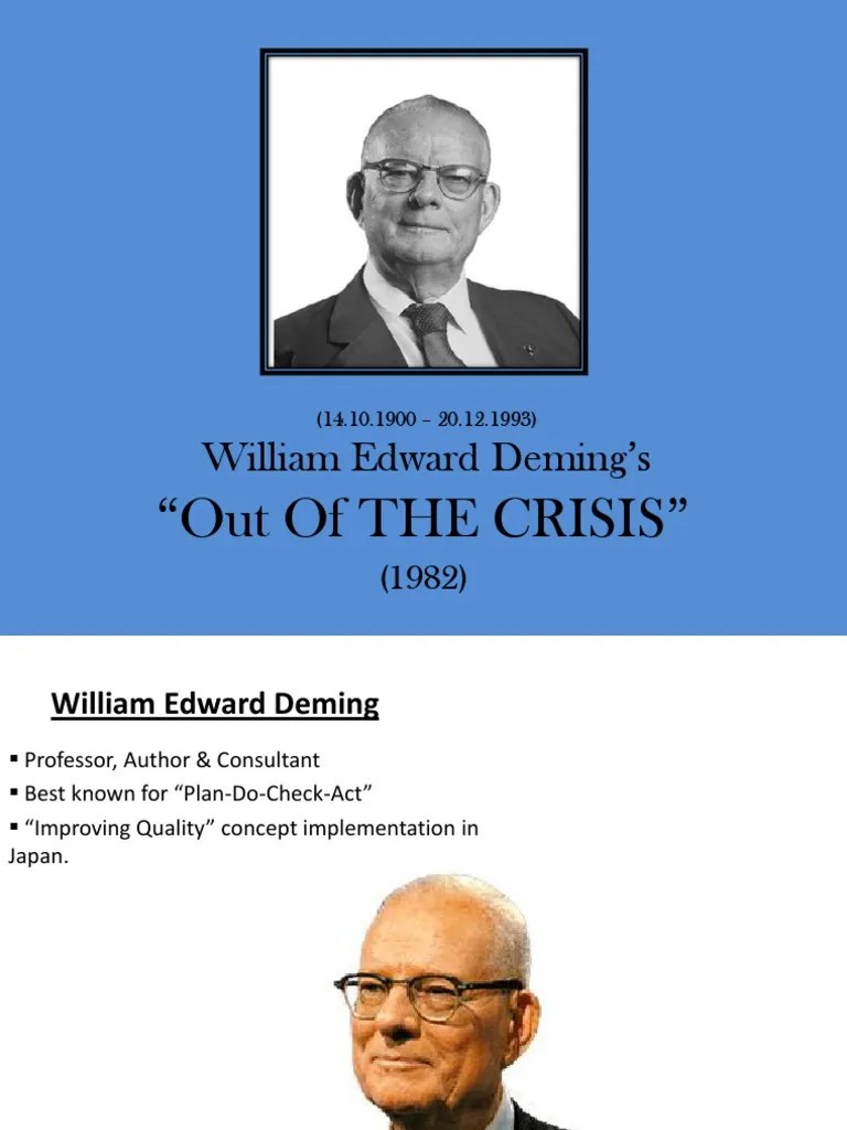 Out of the Crisis FINAL Quality (Business) Employment