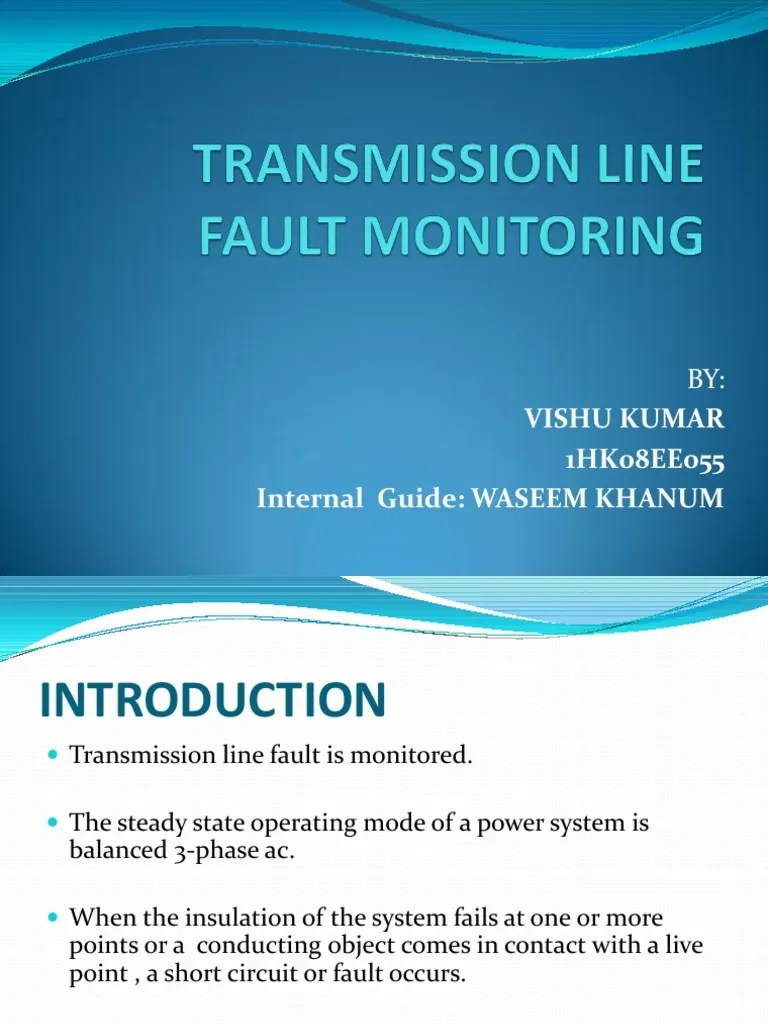 Transmission Line Fault Monitoring | Rectifier | Direct Current