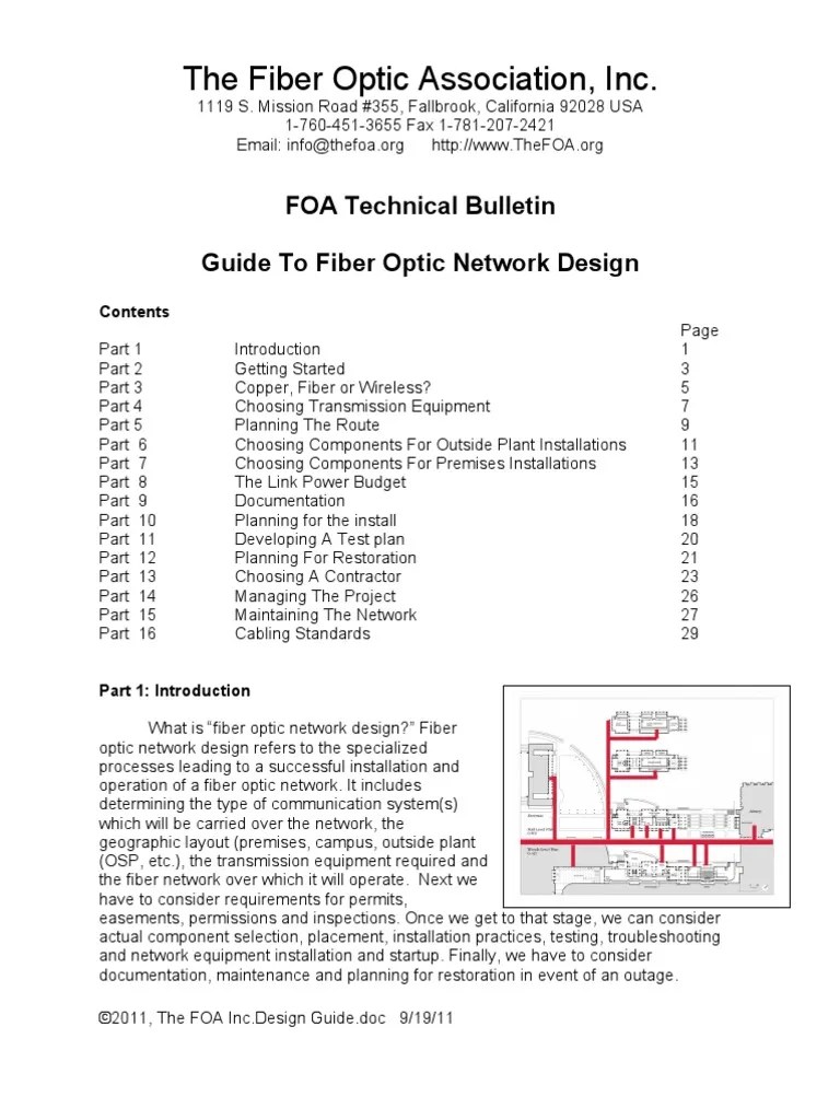 Design of Fiber Optic Networks PDF