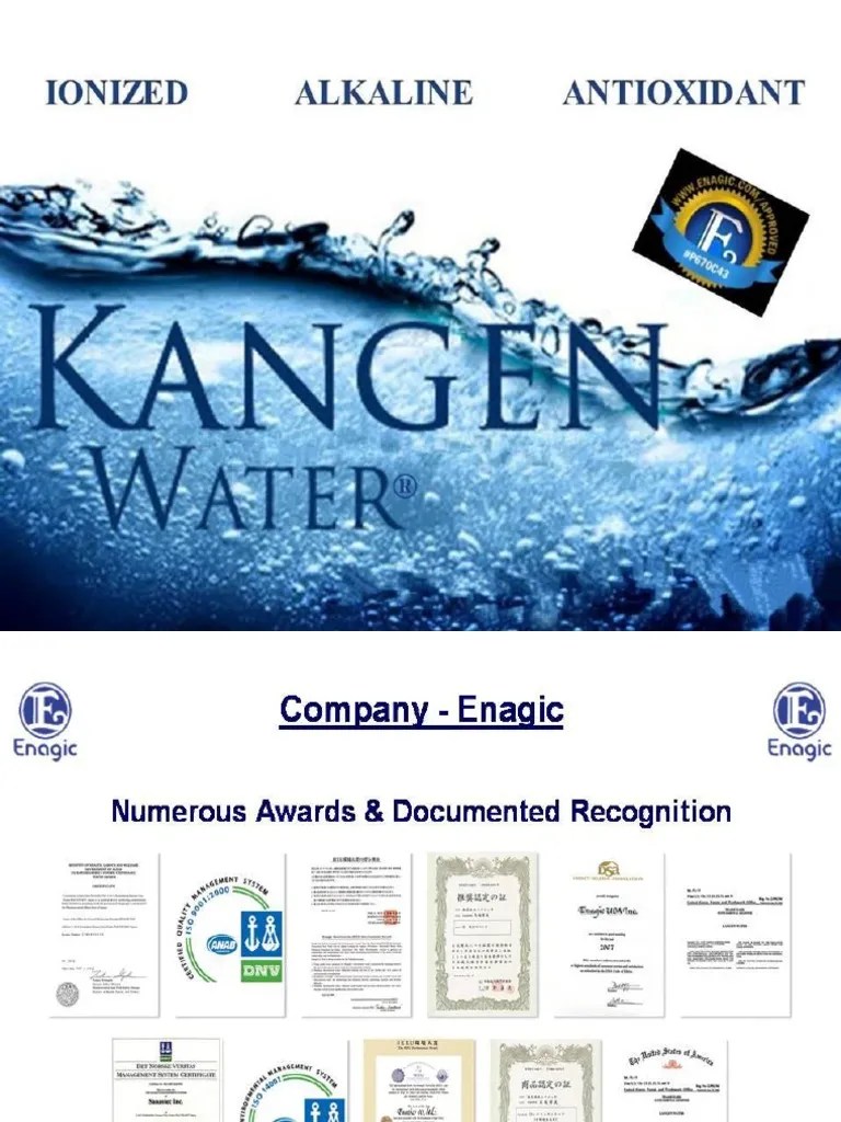 Presentation Kangen Water PDF