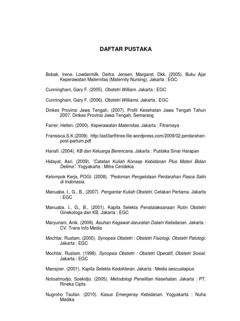 DAFTAR PUSTAKA