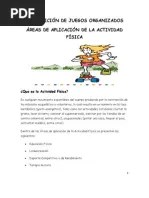El profesor es quien y realiza con los nios, el juego, l participa como gua y control del. Composicion De Juegos Organizados Educacion Fisica Adultos
