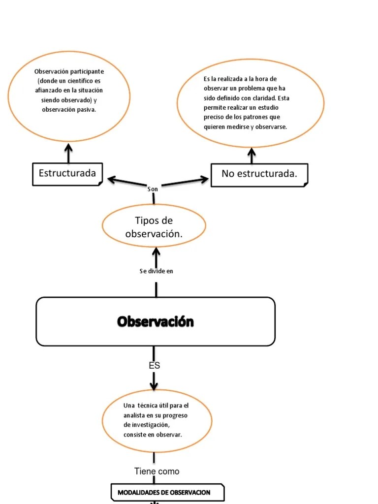 Mapa Conceptual de Observacion