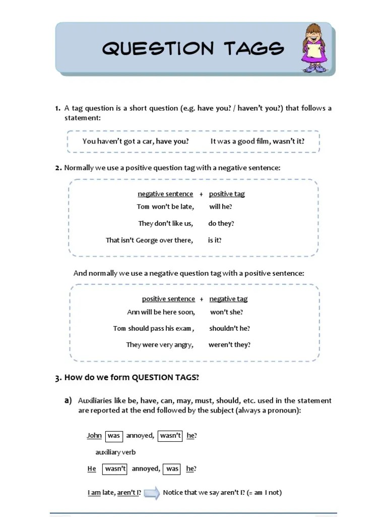 questiontags.pdf Question Linguistics