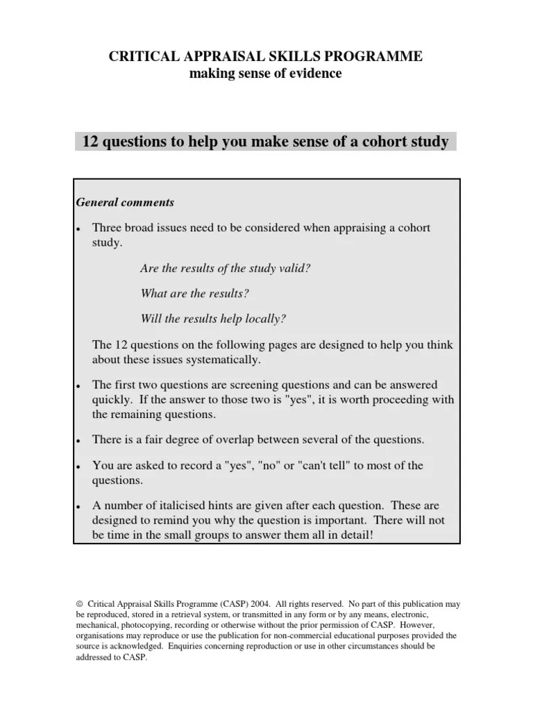 Metode Penelitian Cohort PDF Cohort Study Confounding