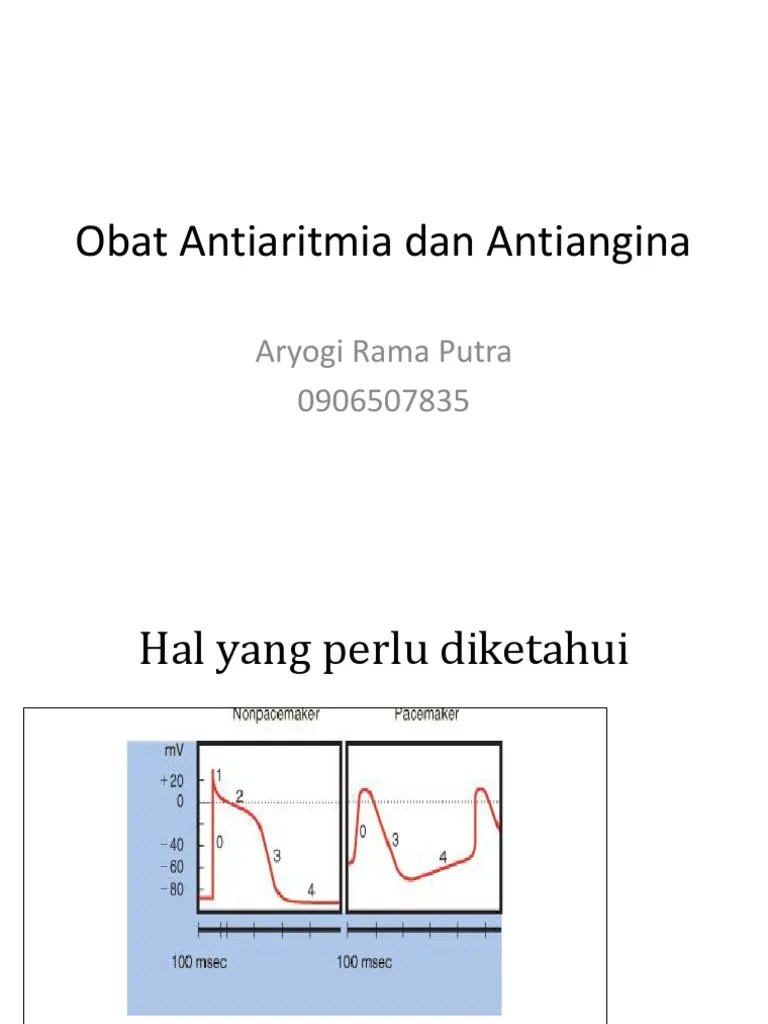Obat Antiaritmia Dan Antiangina | PDF