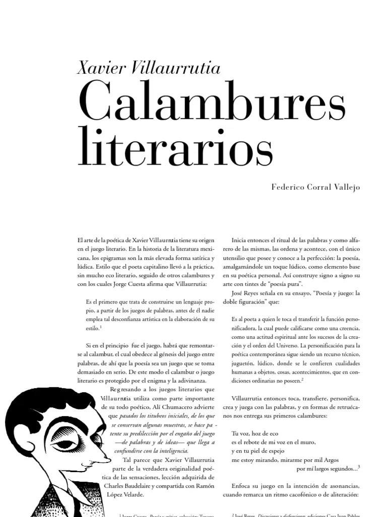 Calambures literarios Poesía México