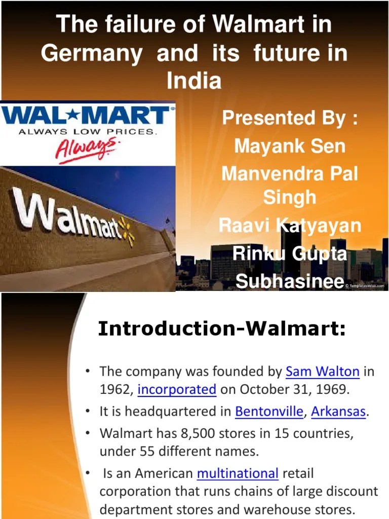 ️ Failure of walmart in germany. Why Walmart Failed In Germany