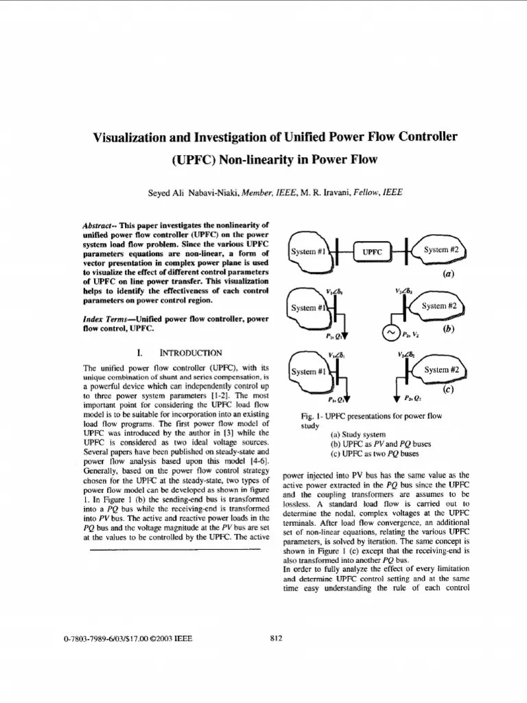Visualization and Investigation of Unified Power Flow Controller (UPFC
