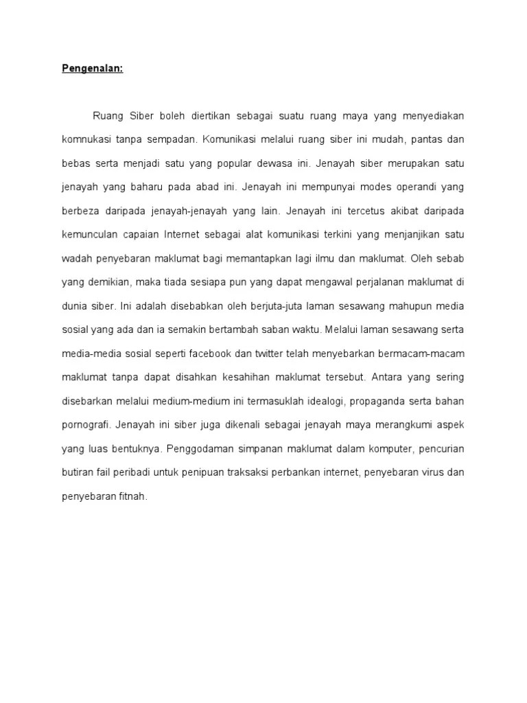 Langkah Langkah Mengatasi Jenayah Siber