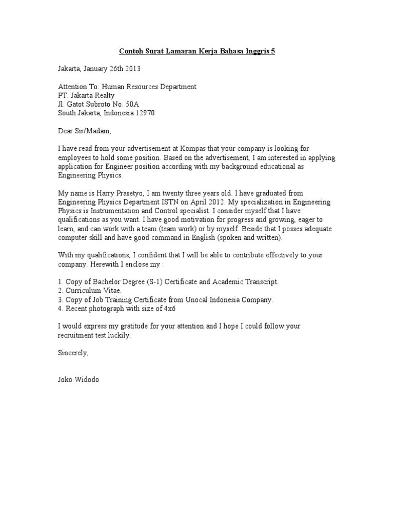 50+ Contoh Surat Lamaran Kerja Bahasa Inggris Graphic Designer - BERBAGI  RESEP