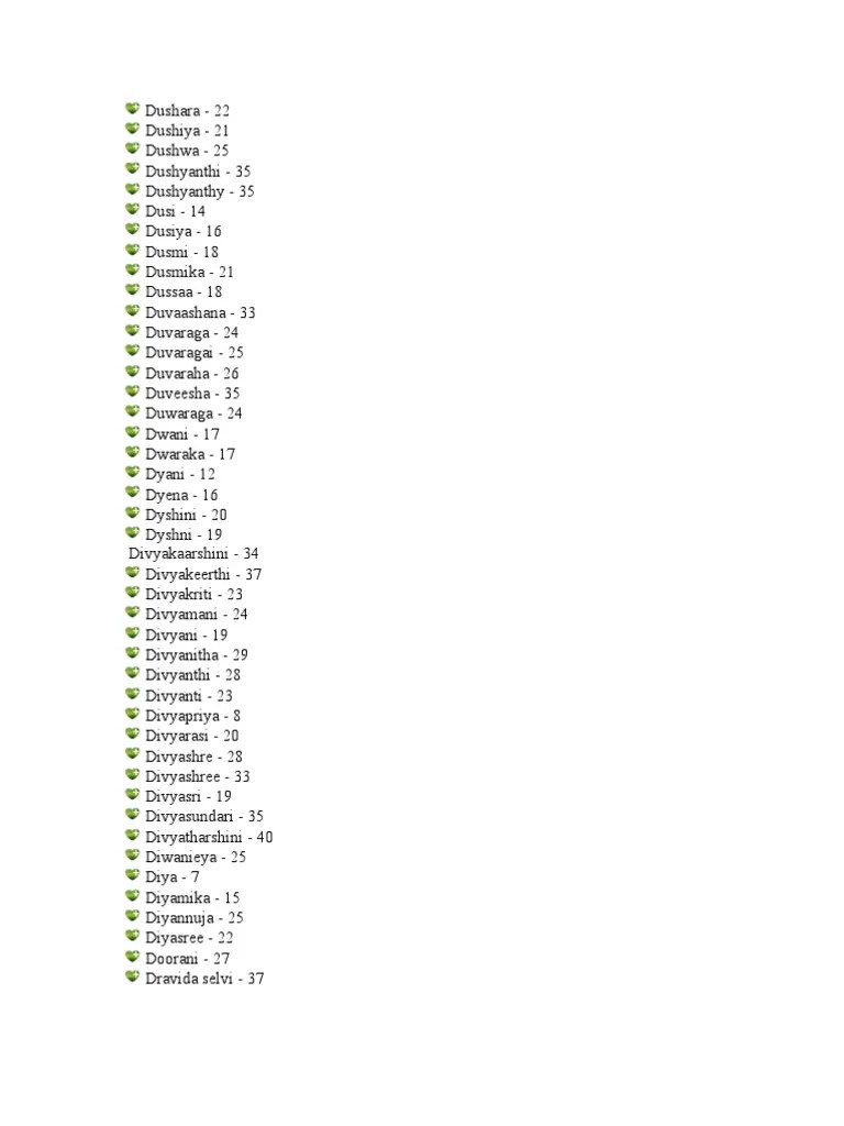 Tamil Baby Names Starts With D PDF Hindu Deities
