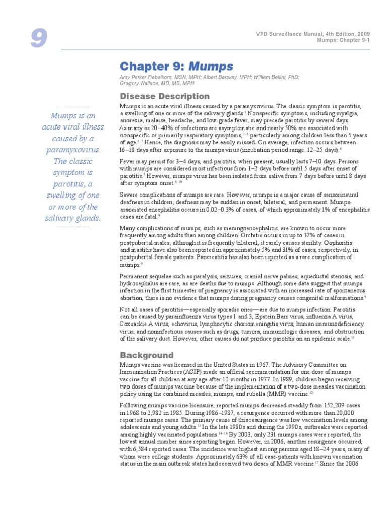 Manual for the Surveillance of VaccigsnePreventable Diseases_ Mumps