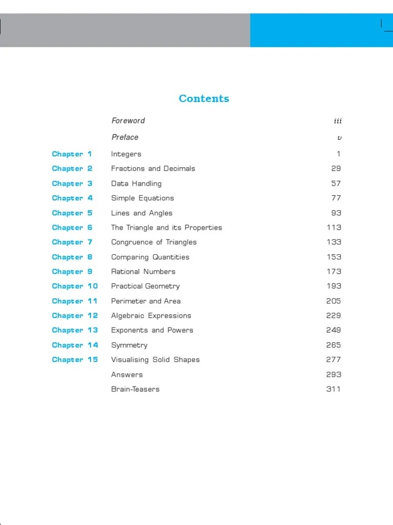 NCERT Book Mathematics Class VII Multiplication Integer