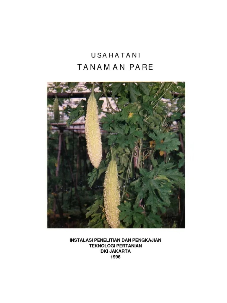 PDF Budidaya Tanaman Buah Pare