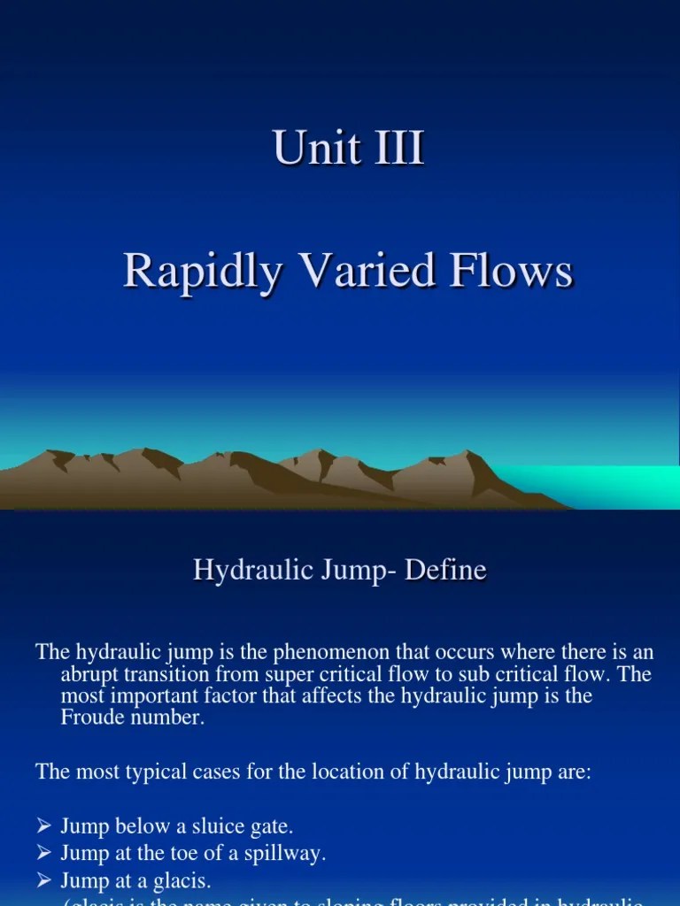 Hydraulic Jump Fluid Dynamics Soft Matter