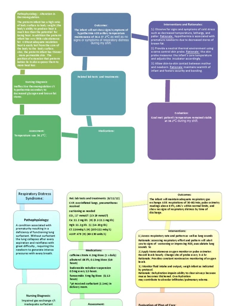 Ob Concept Map Examples OB Concept Map PDF Preterm Birth Hypothermia