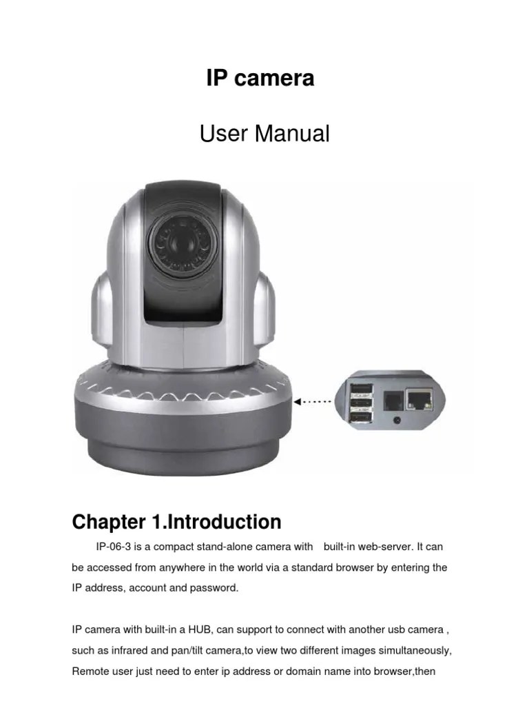 IP Cameras Manual Ip Address File Transfer Protocol