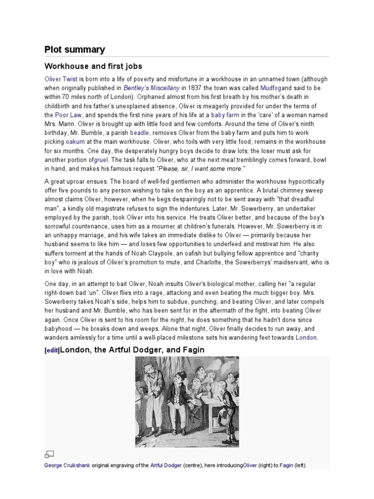 Plot Summary Oliver Twist Nancy (Oliver Twist)