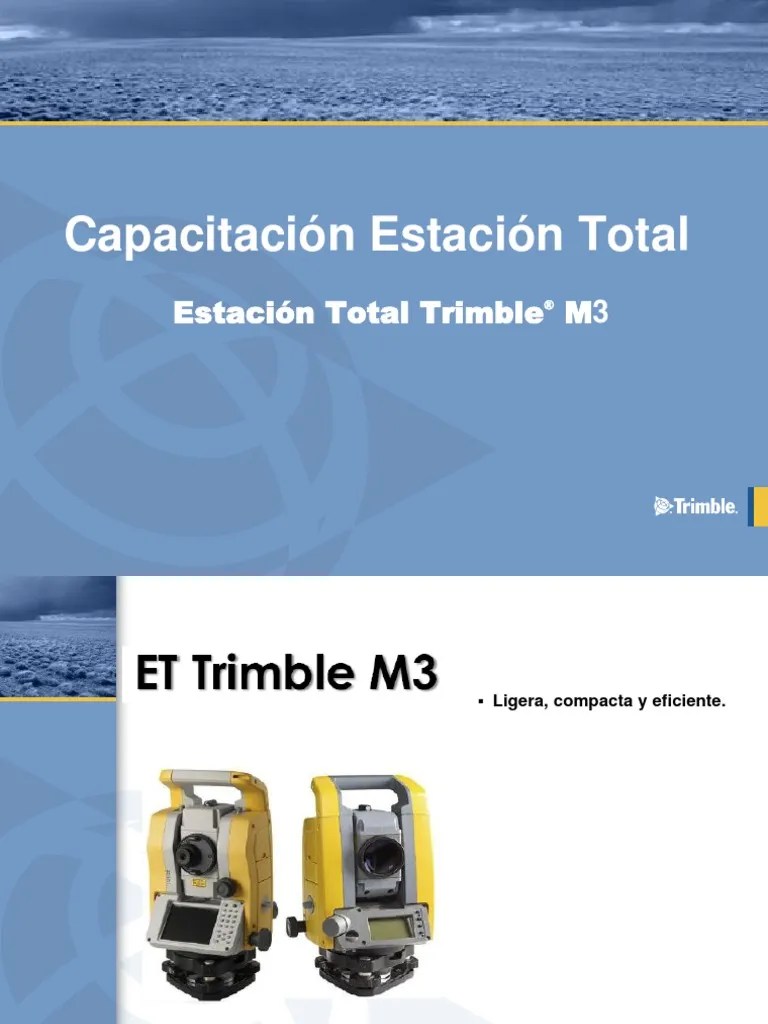 Estacion Total Trimble m3 Topografía Medición