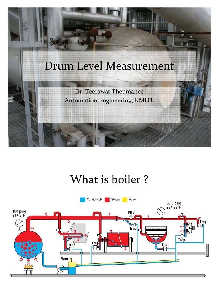 Drum Level Measurement Boiler Steam