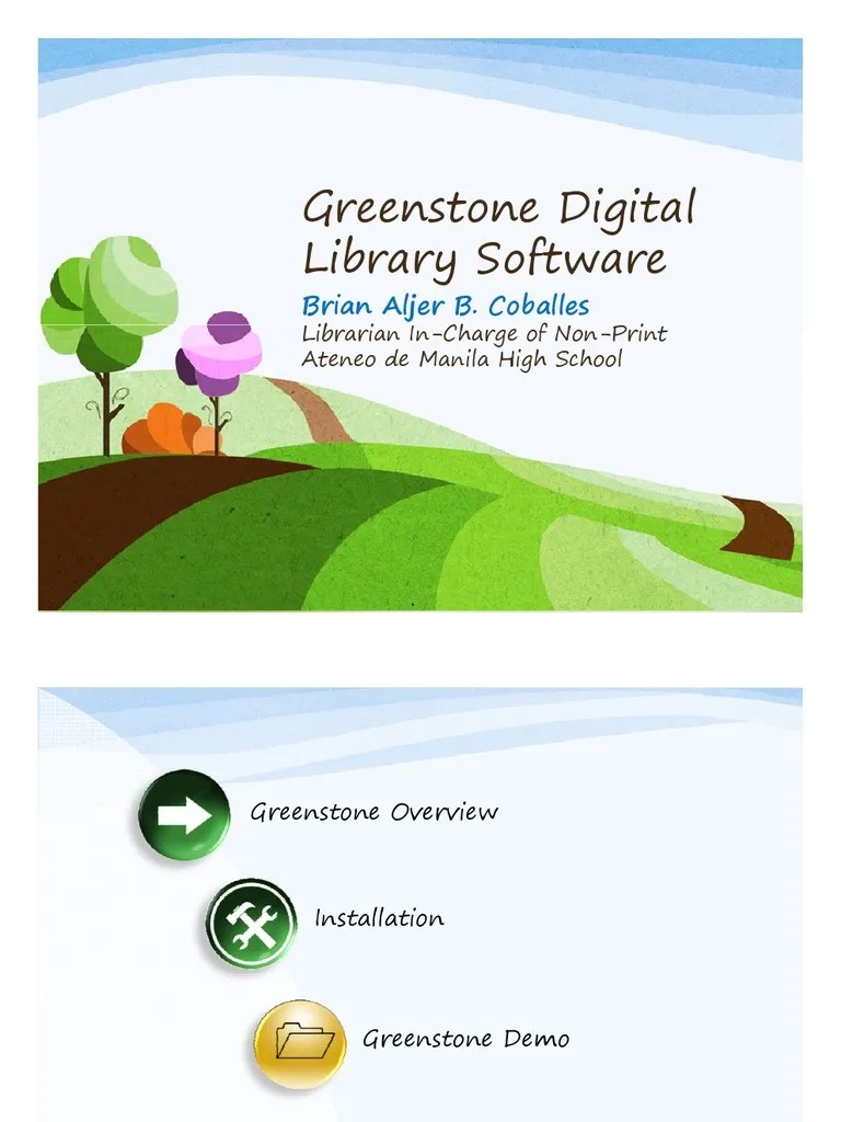 Greenstone digital library software Metadata Icon