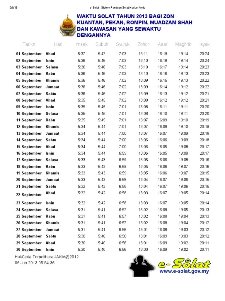 Waktu Solat Kubang Pasu 2021 / Pdf Proceedings International Conference