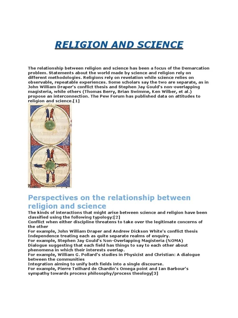 The Relationship Between Religion and | PDF | Relationship Between