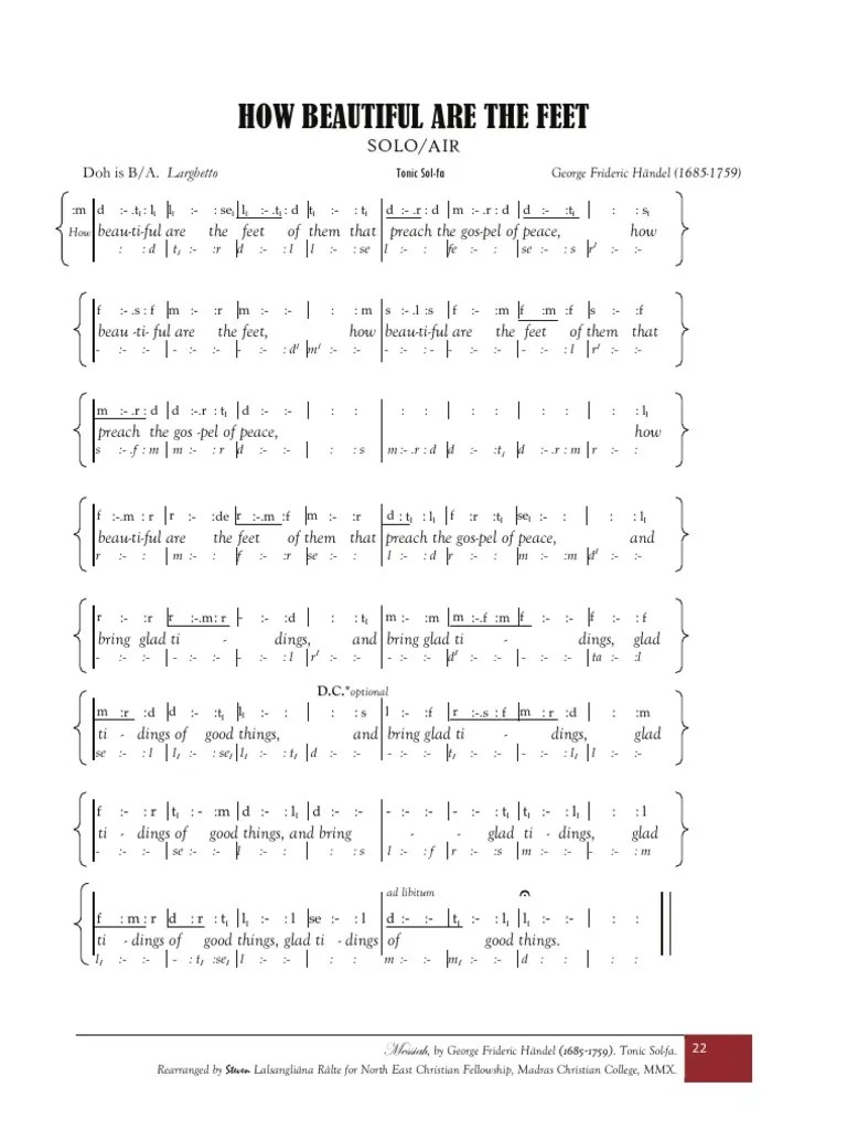 Songs in Tonic Solfa Music Theory Musical Compositions