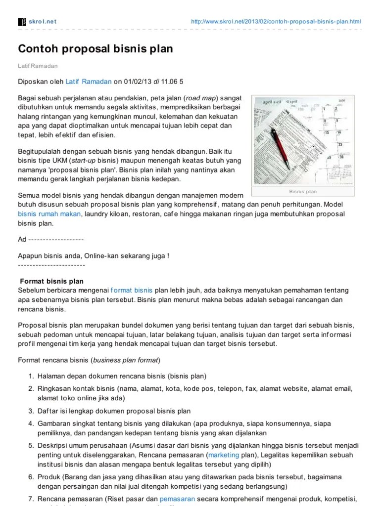 Diantara sekian banyak nikmat tuhan yme yang selalu memberi nikmat kesehatan lebih lebih nikmat iman dan islam, sehingga karenanya kita dapat melaksanakan segala kewajiban kita sehari hari yang berupa kewajiban. Get Proposal Rencana Bisnis Makanan Pdf Pictures