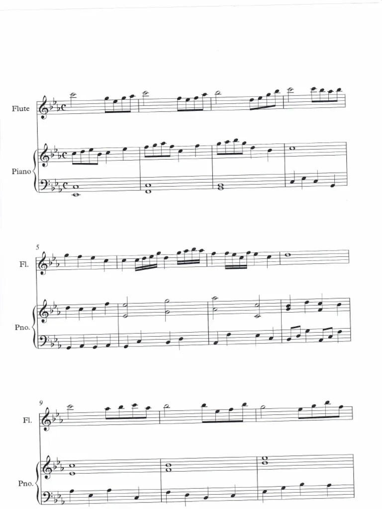 Flute Piano Duet
