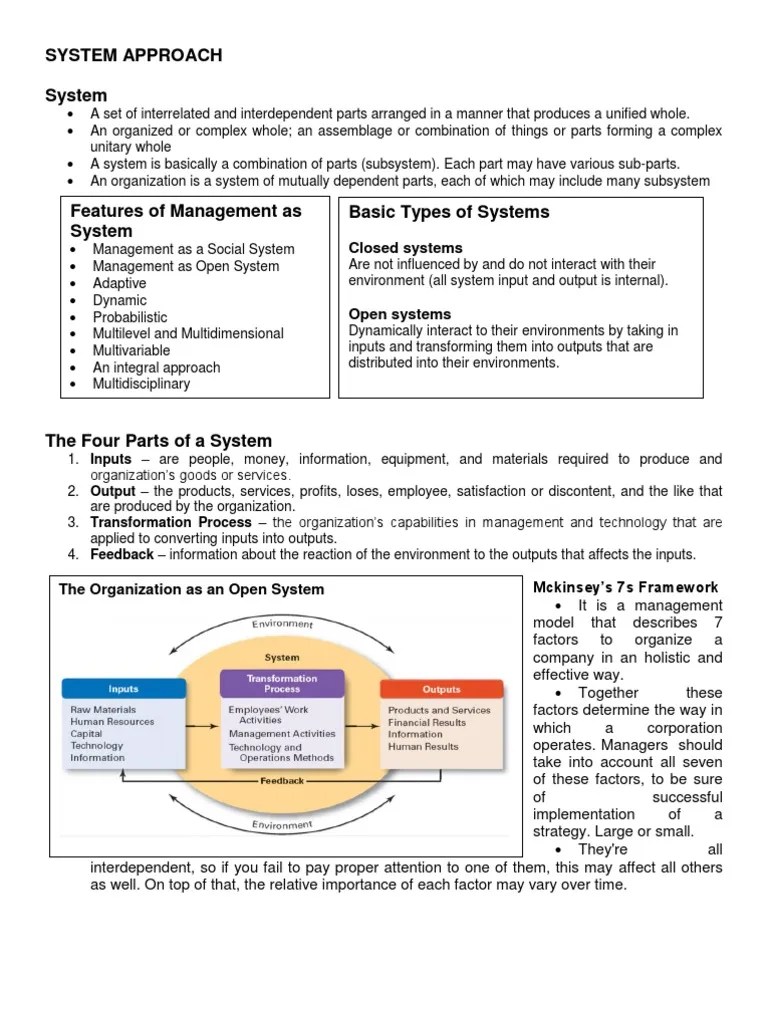 System Approach to Management System Competence (Human Resources)