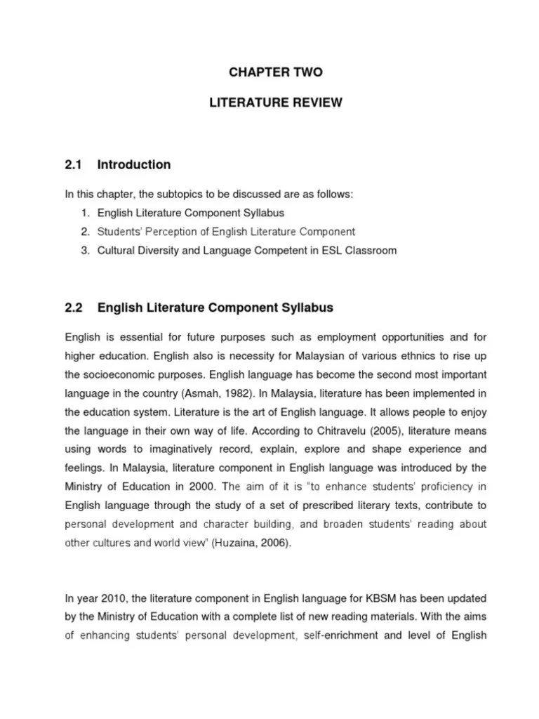 Research Proposal Chapter 2 Attitude (Psychology) Perception