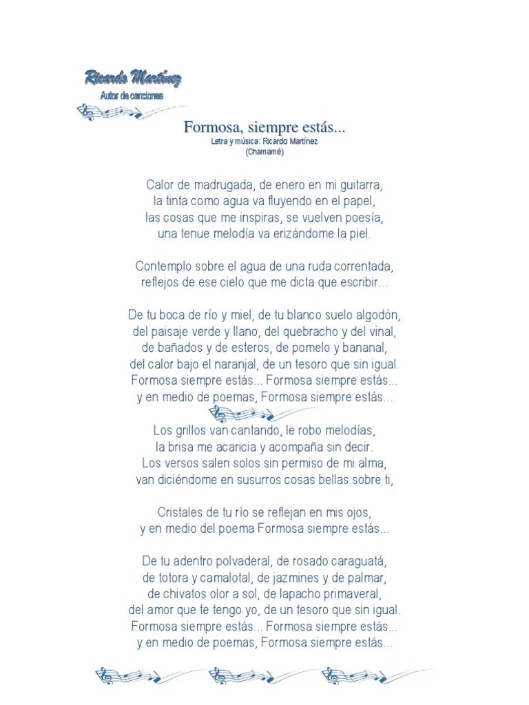 Formosa, siempre estás Entretenimiento (general)